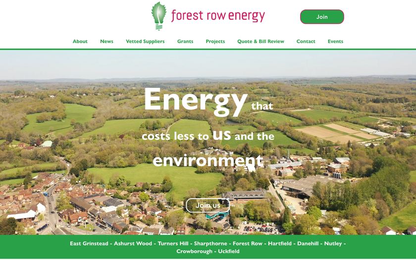 The Forest Row Energy website