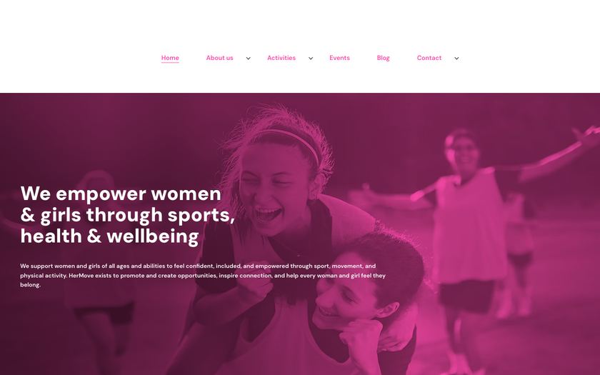 The HerMove website
